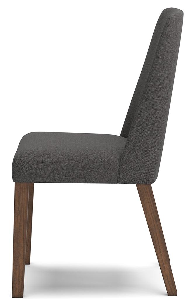 Lyncott dining chair alternative side angle