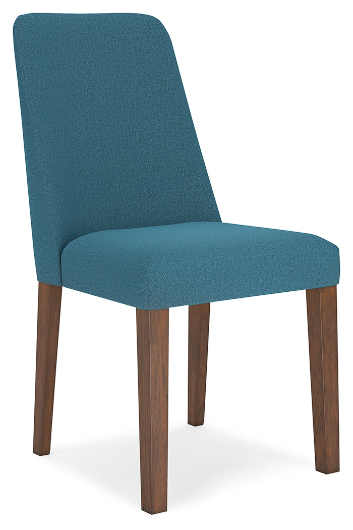 Lyncott dining chair side angle