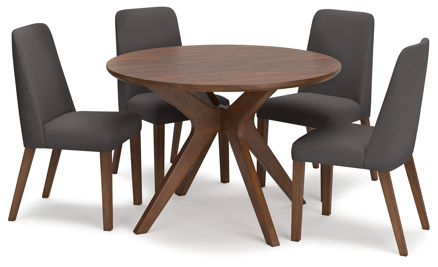 Lyncott dining table side angle
