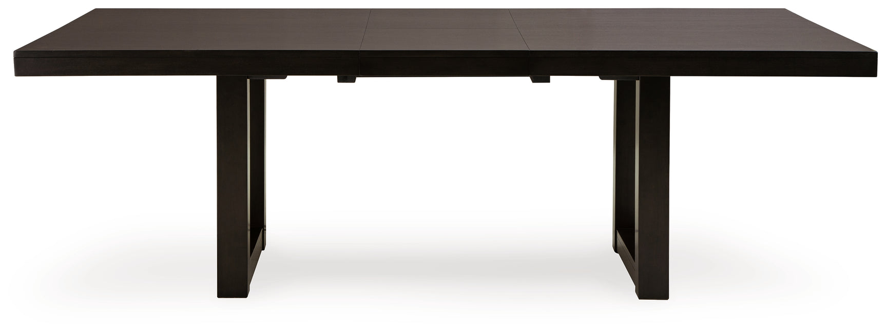 Neymorton dining table head-on front view