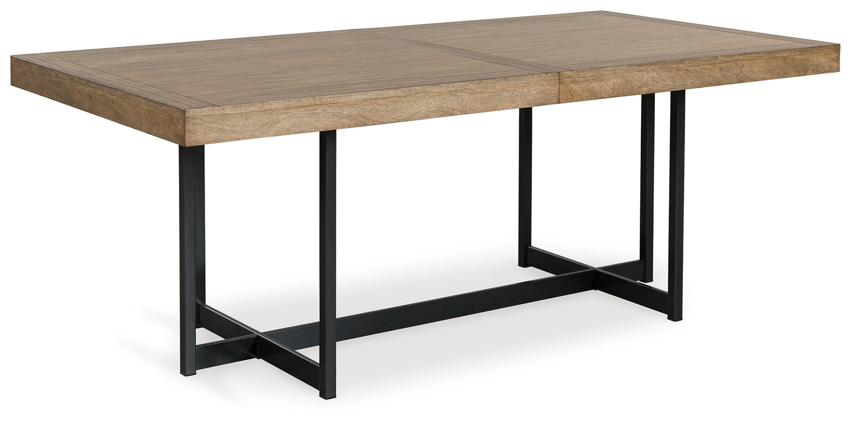 Tomtyn dining table angled view without leaf