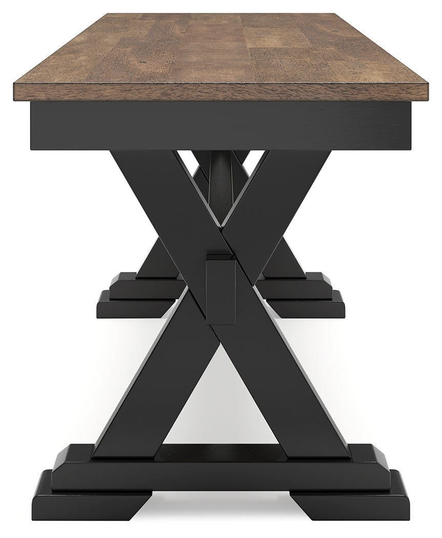Side alternate angle of Wildenauer dining bench