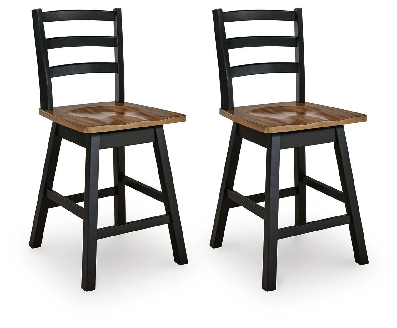 Wildenauer barstool side view showing swivel