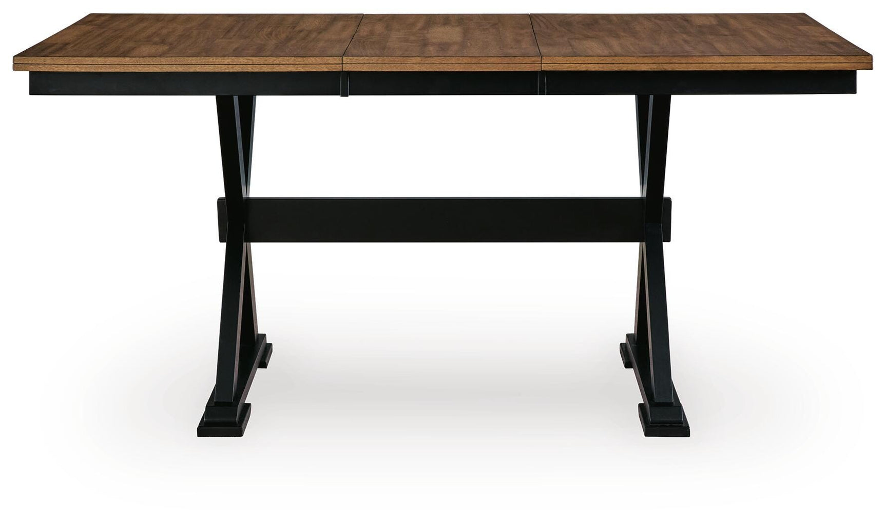 Head-on view of Wildenauer counter height table