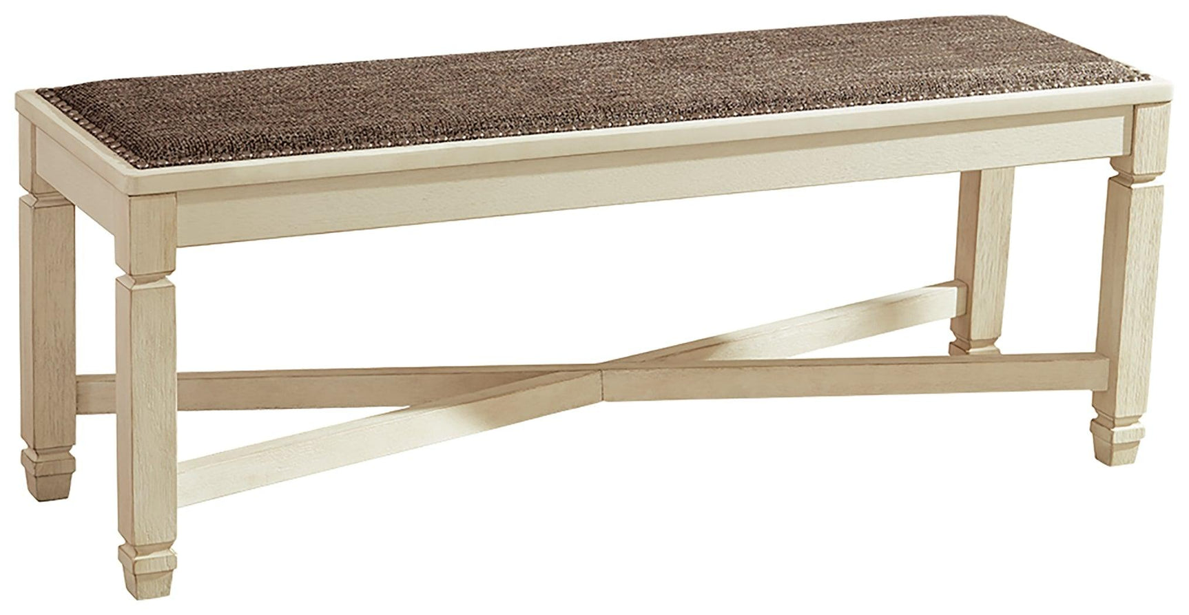Bolanburg Two-Tone Dining Bench side angle