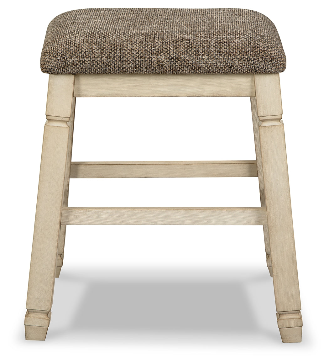Bolanburg Two-Tone Counter Height Dining Table with 4 Barstools