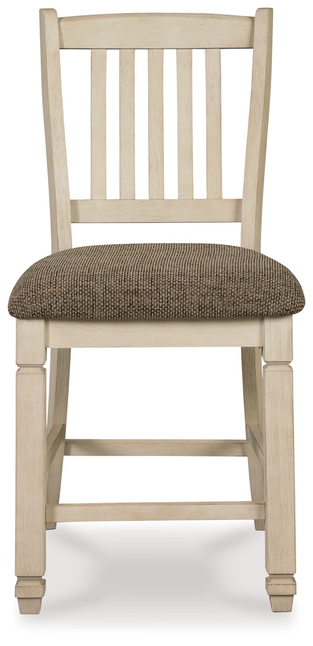 Barstool front angle view