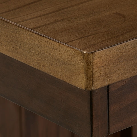 Rylandeen Light Brown/Dark Brown Counter Height Dining Extension Table