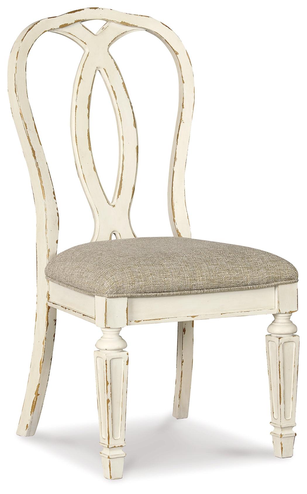 Realyn Dining Chair angled back view