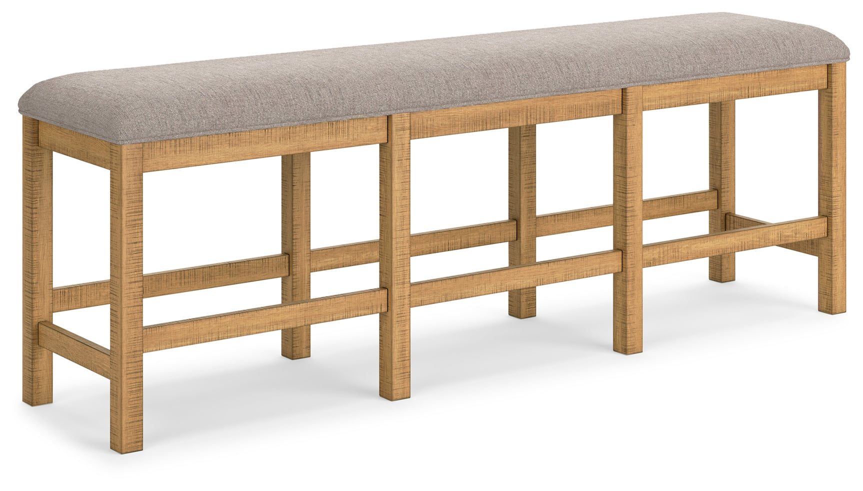 Havonplane Brown Counter Height Dining Table and 4 Barstools and Bench with Storage