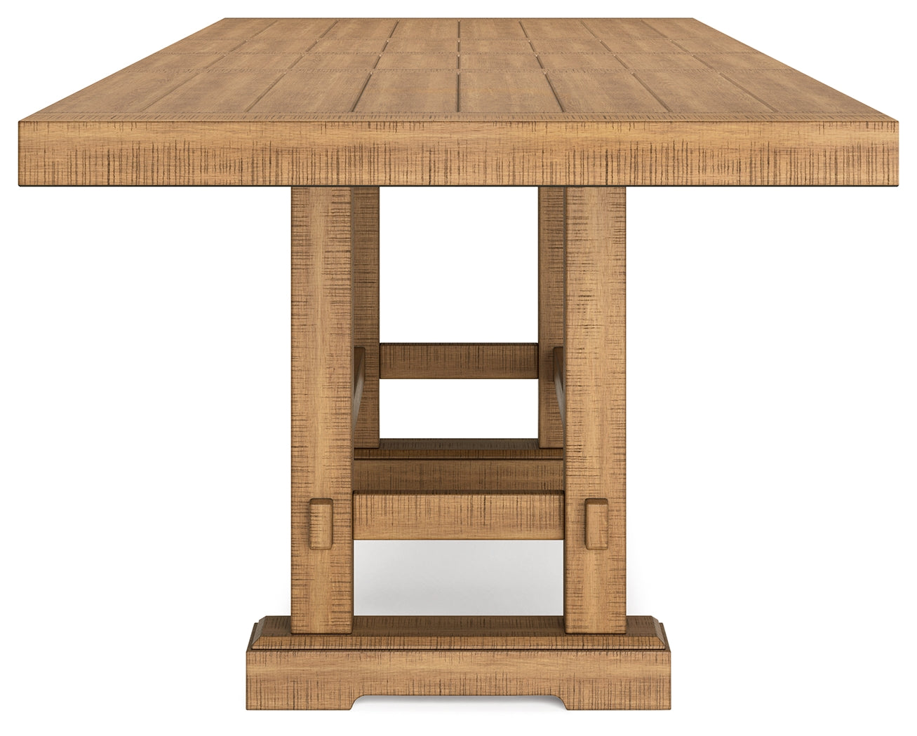 Havonplane Brown Counter Height Dining Table and 4 Barstools and Bench with Storage