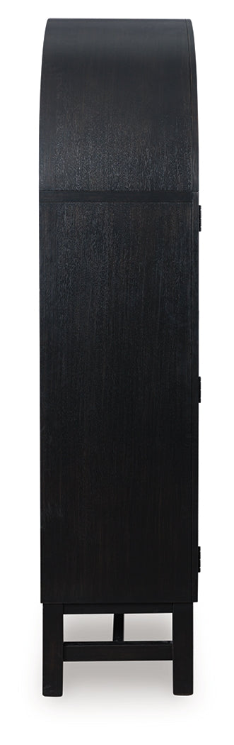 Greddinton display cabinet side profile