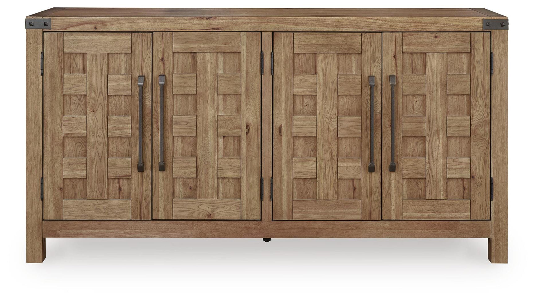 Ridgester Light Brown Dining Server view 3