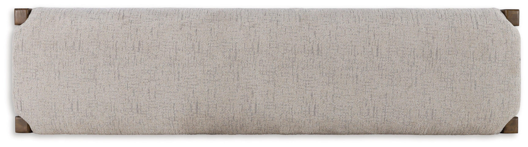 Cabalynn dining bench upholstery swatch showing oatmeal fabric color