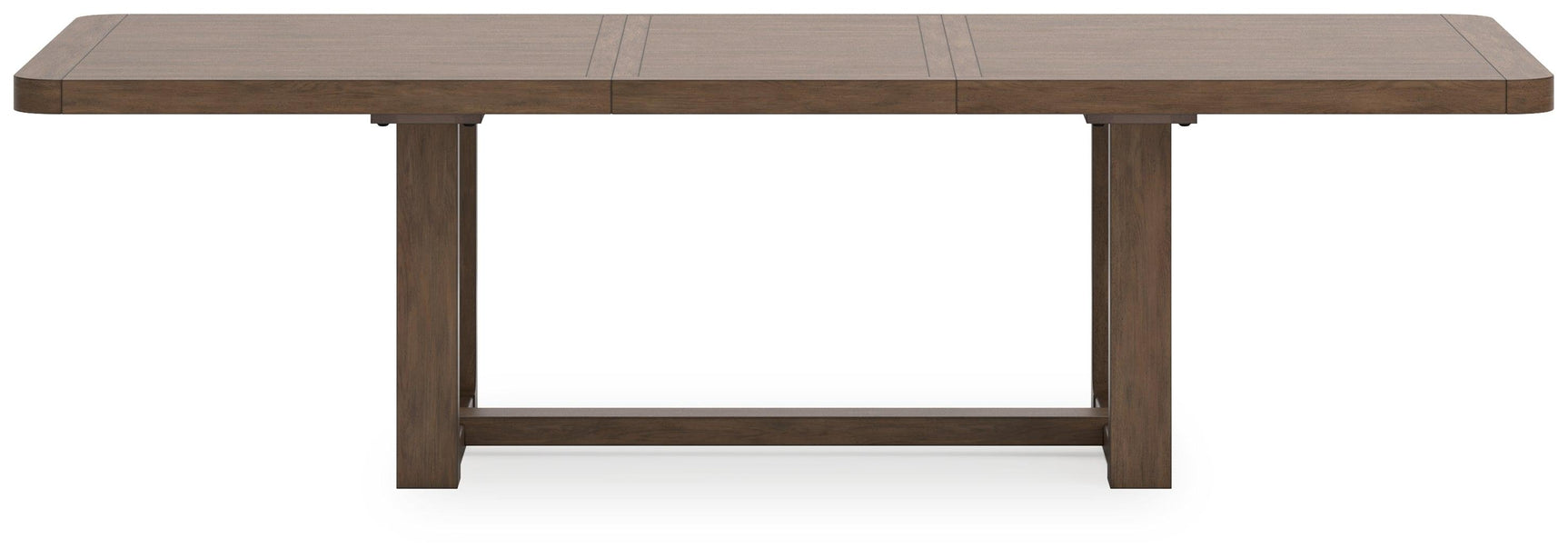 Cabalynn Light Brown Dining Extension Table side view