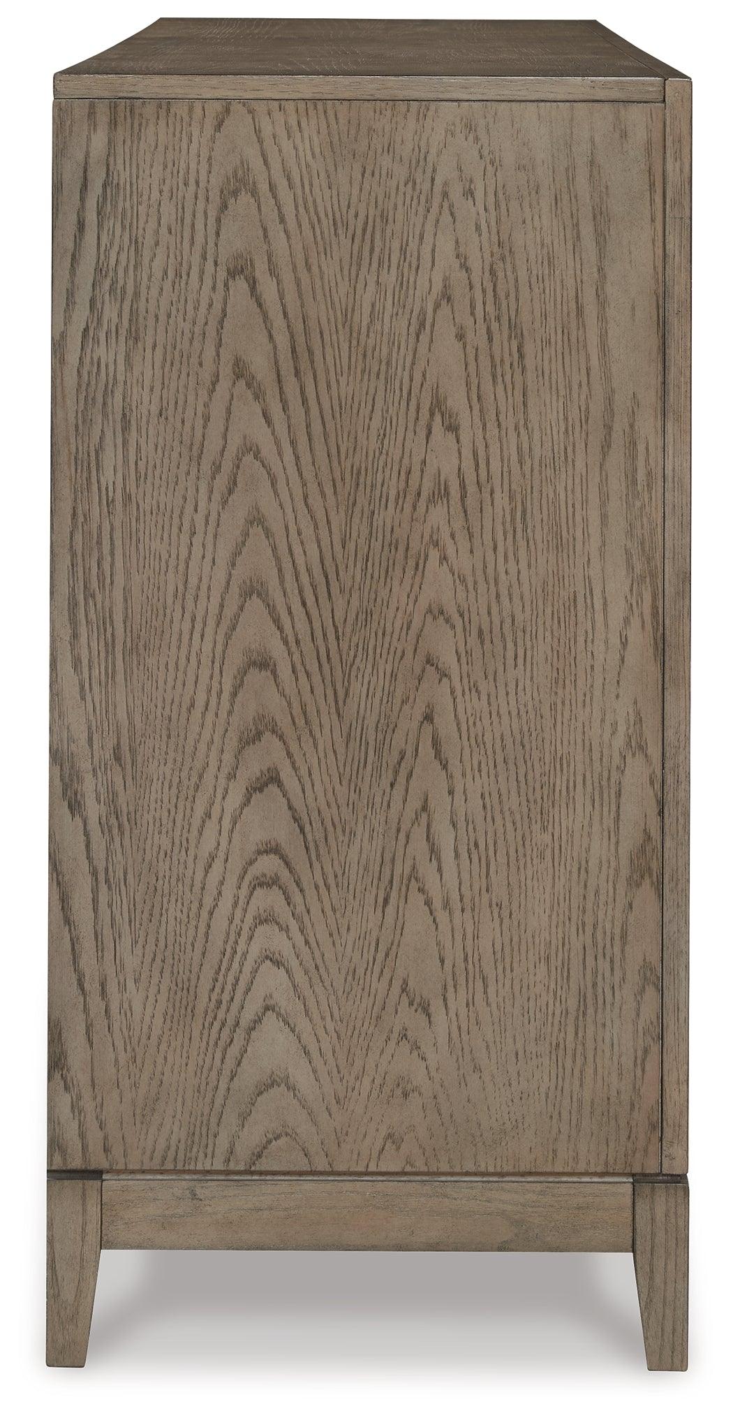 Chrestner Gray Dining Server - Ella Furniture