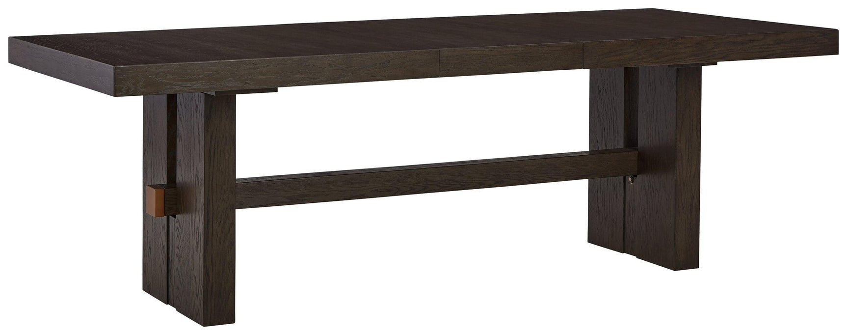 Burkhaus Dining Table extended with removable leaf
