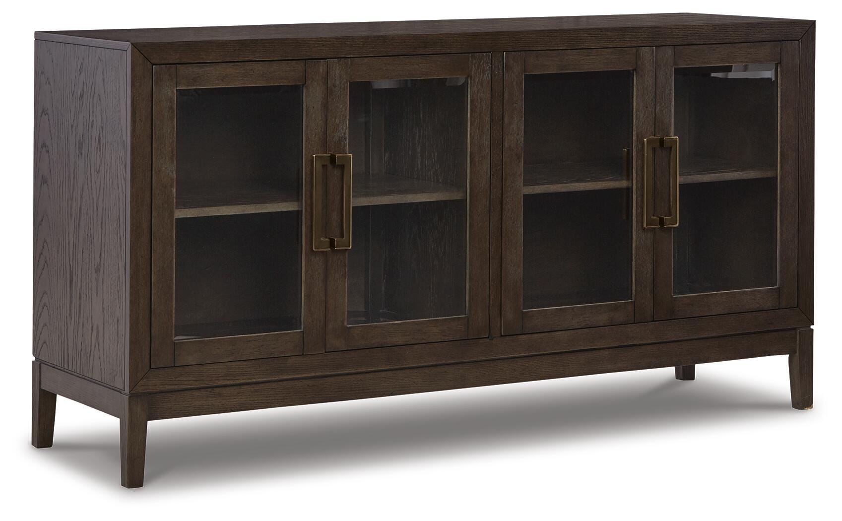 Burkhaus Dark Brown Dining Set angled view