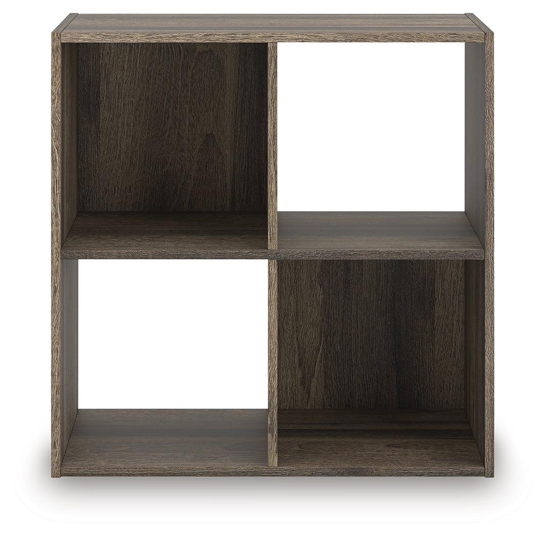 Shallifer four-cube organizer front view showing four compartments