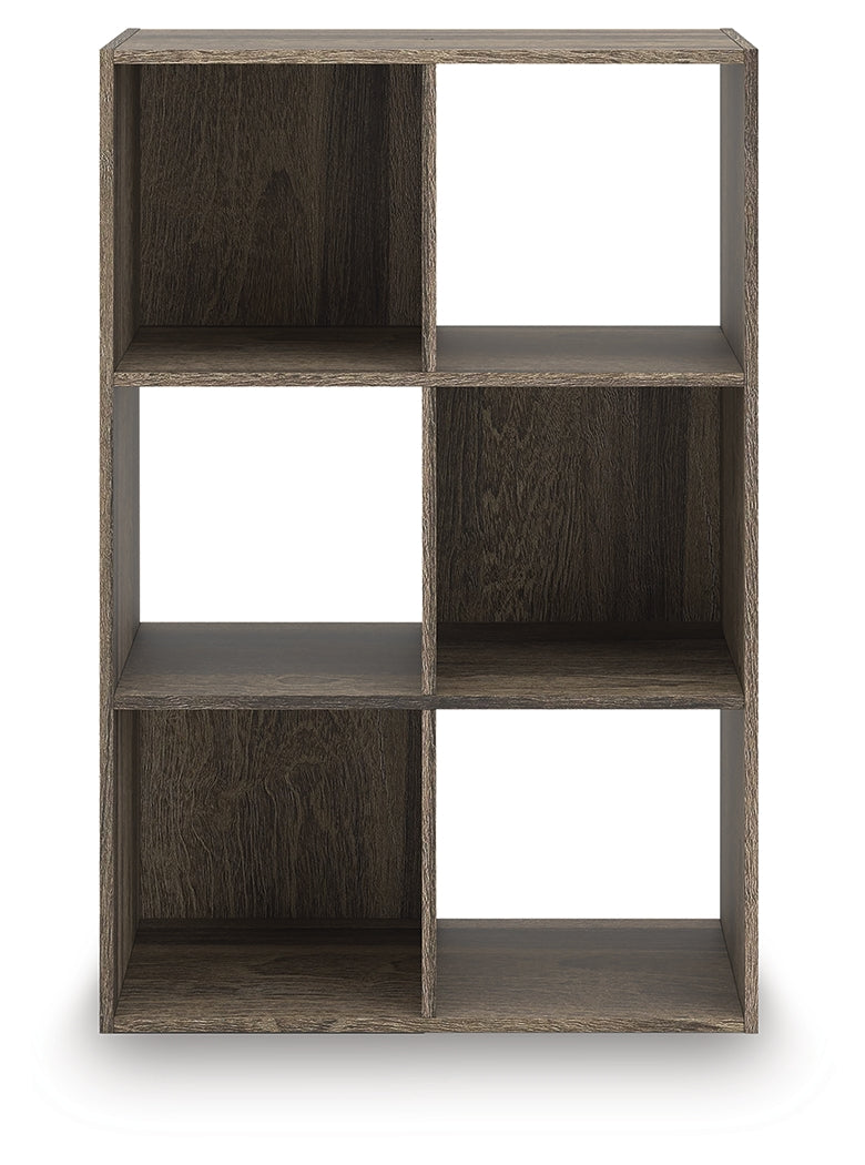 Shallifer Brown Six-Cube Organizer head-on view