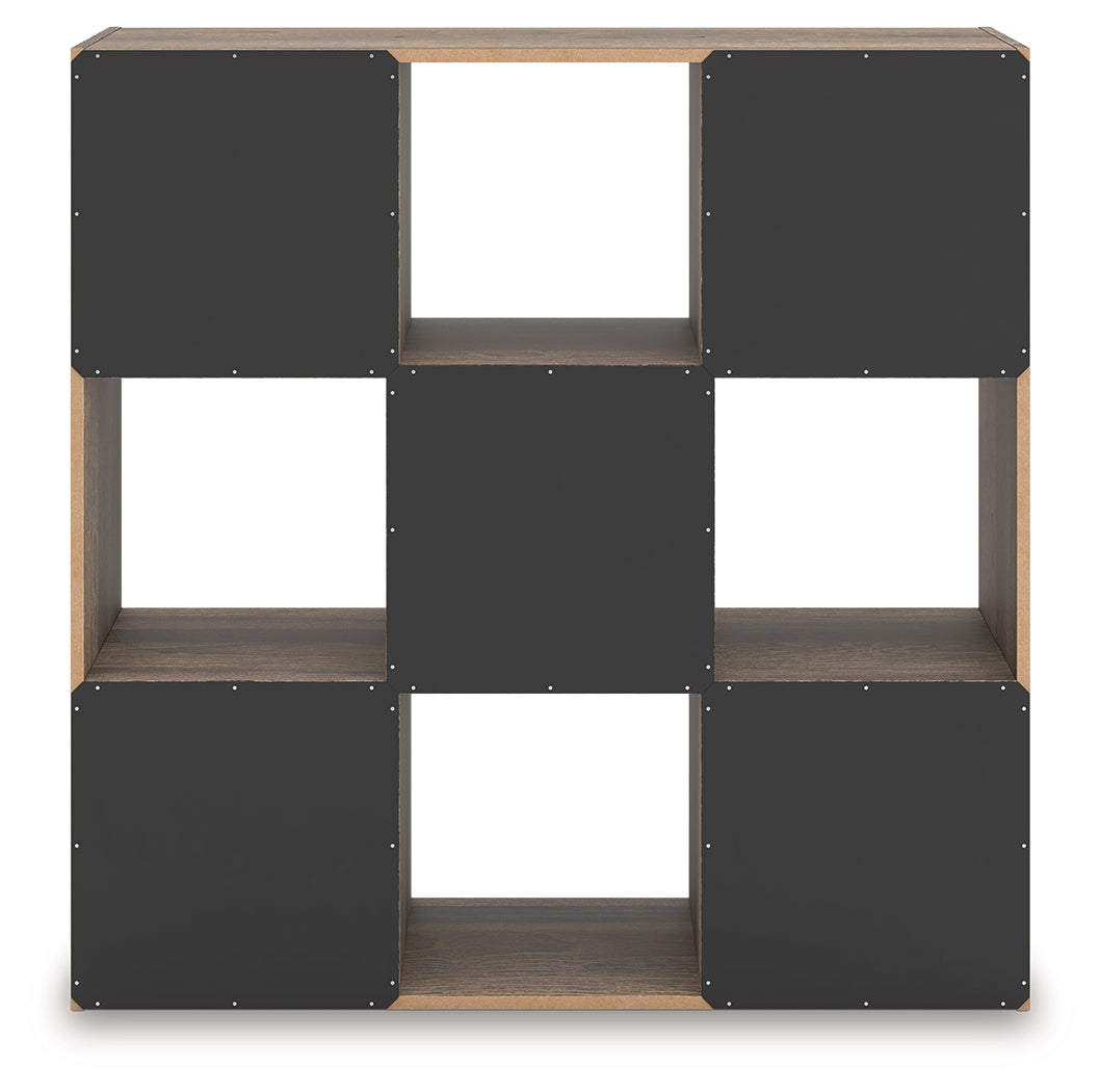 Back view of Shallifer 9-Cube Organizer