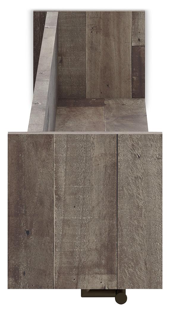 Neilsville Multi Gray Wall Mounted Coat Rack With Shelf - Ella Furniture