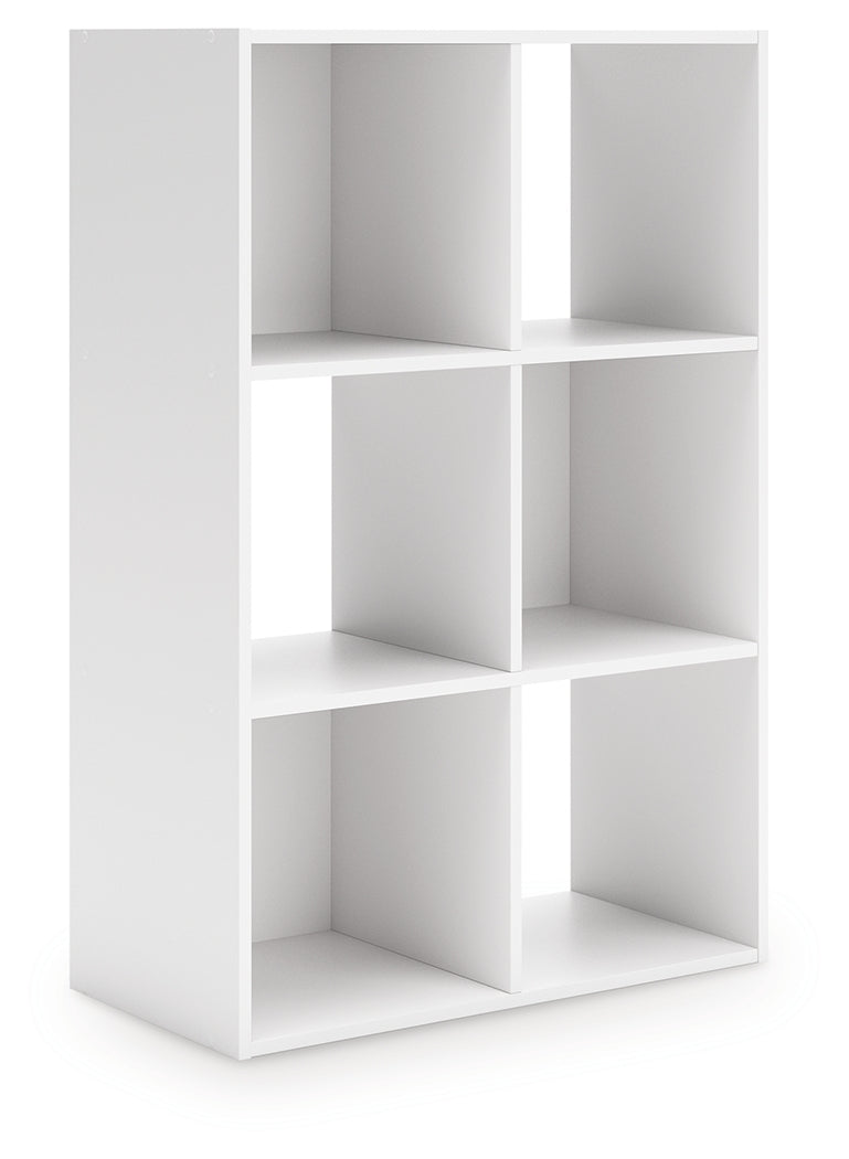 Onita White Six-Cube Organizer side view