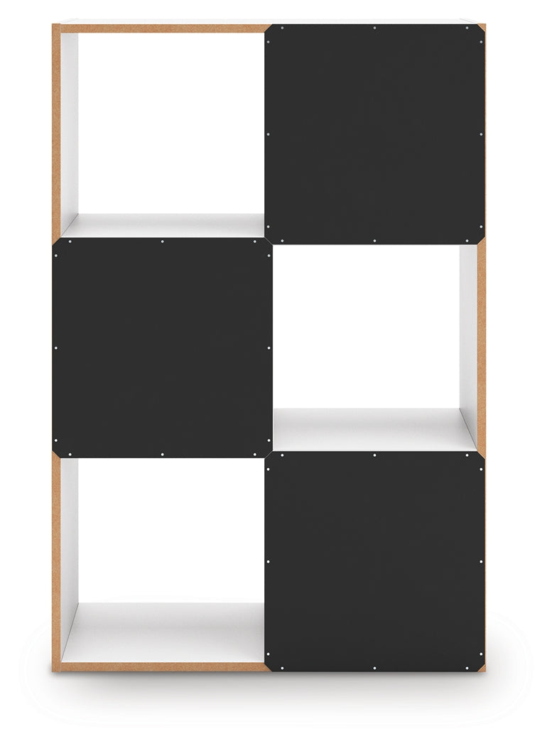 Onita White Six-Cube Organizer back view