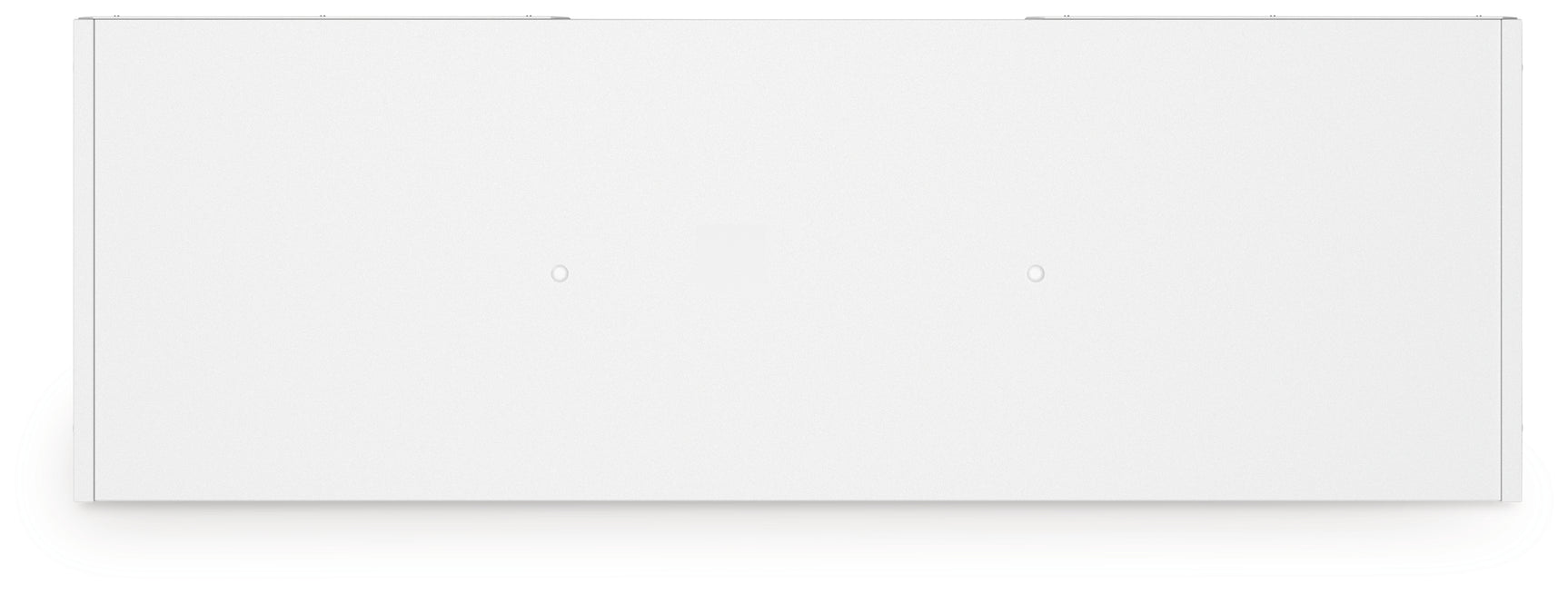 Close-up of the white laminate finish on Onita Nine-Cube Organizer