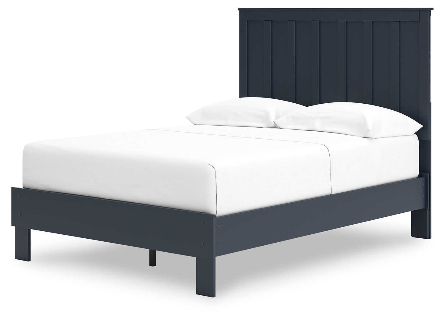 Simmenfort Full Platform Bed angled detail