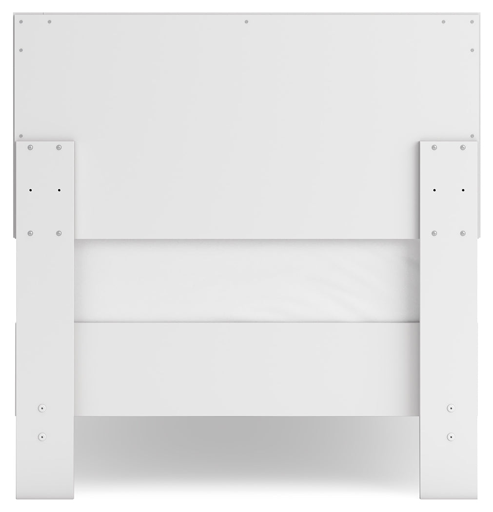 Side angle of Hallityn Twin Bed