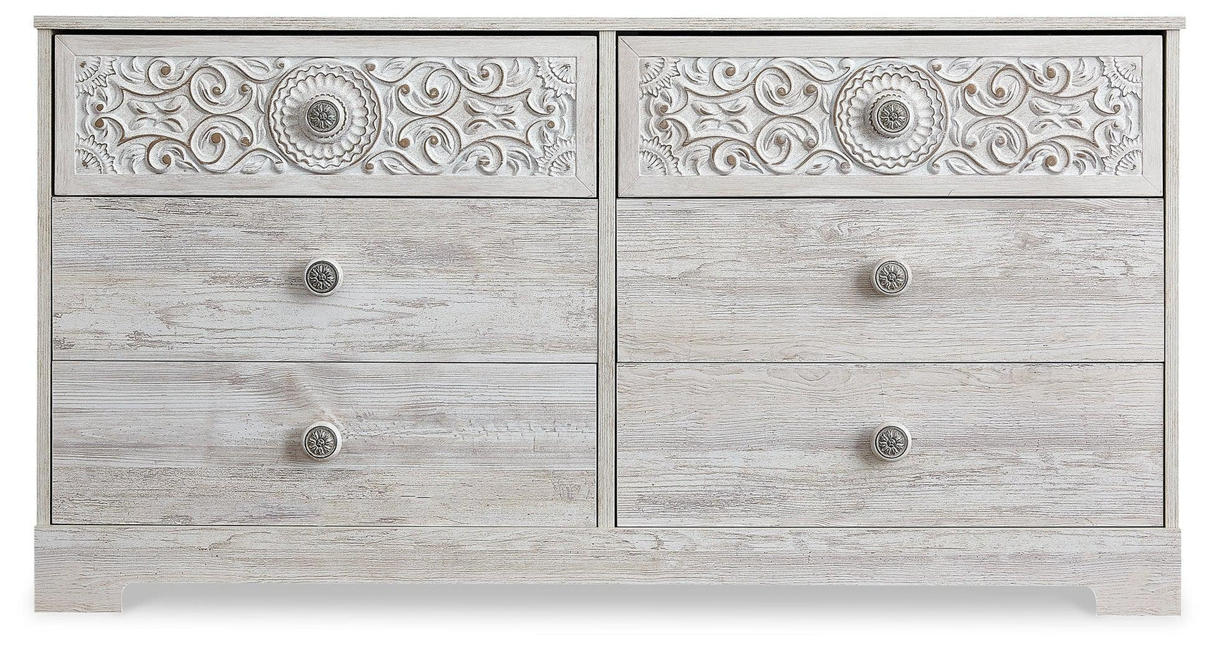 Paxberry dresser drawer interior open view
