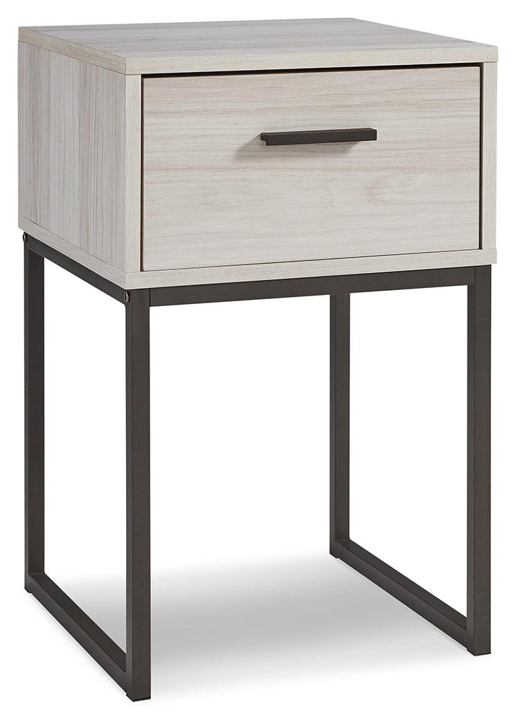 Socalle Light Natural Nightstand side angle view