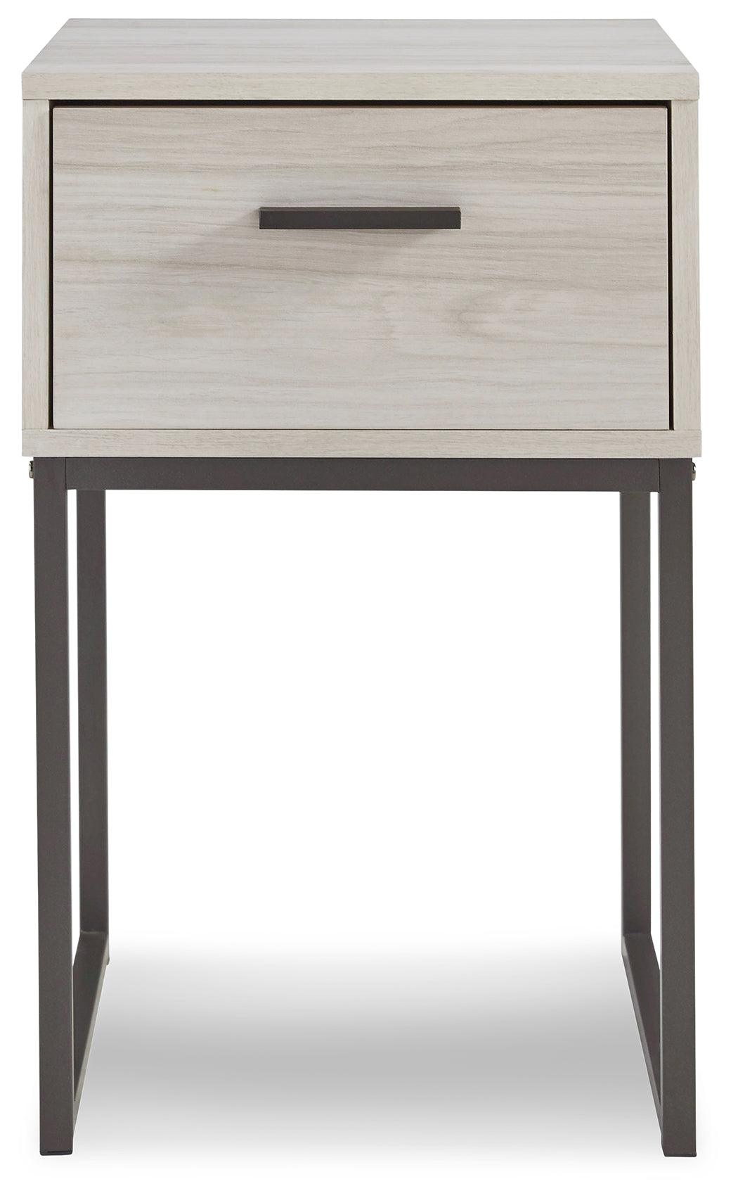 Socalle Light Natural Nightstand head-on view