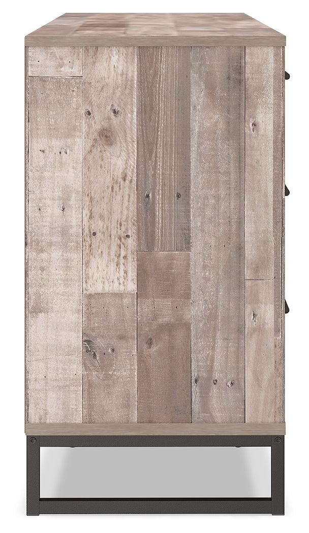 Neilsville Whitewash Casual Dresser side profile