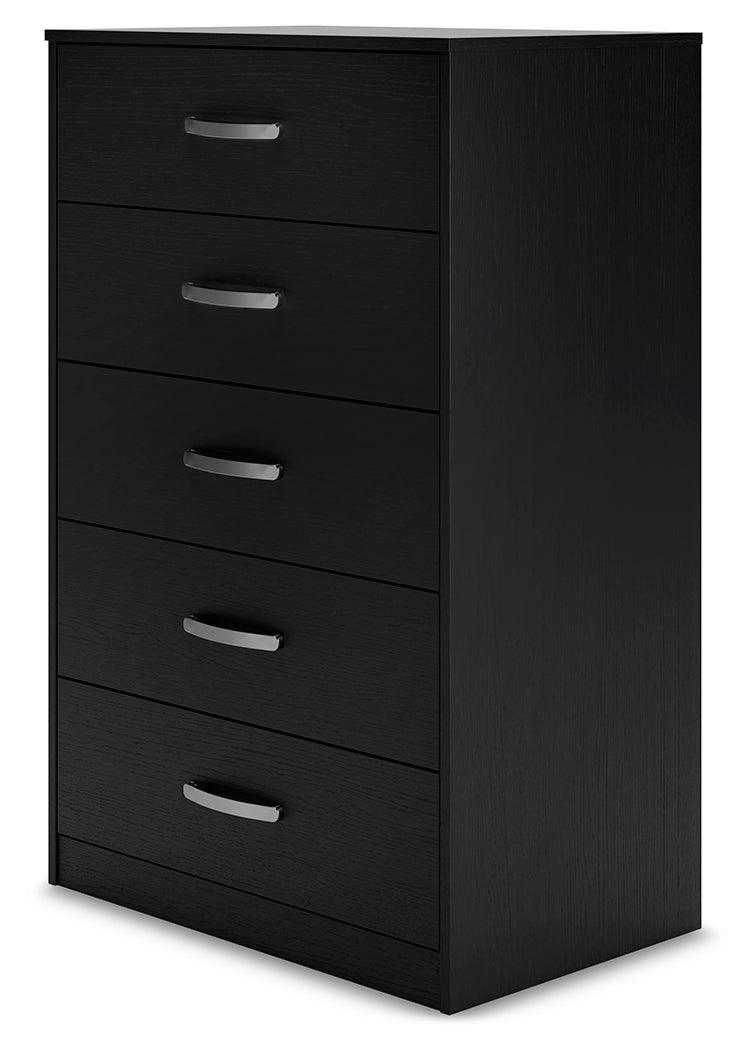 Side profile of Finch Chest of Drawers
