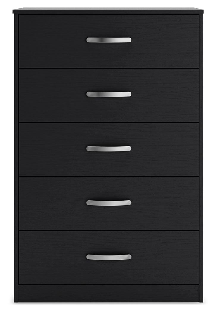 Close-up of brushed nickel-tone drawer handles