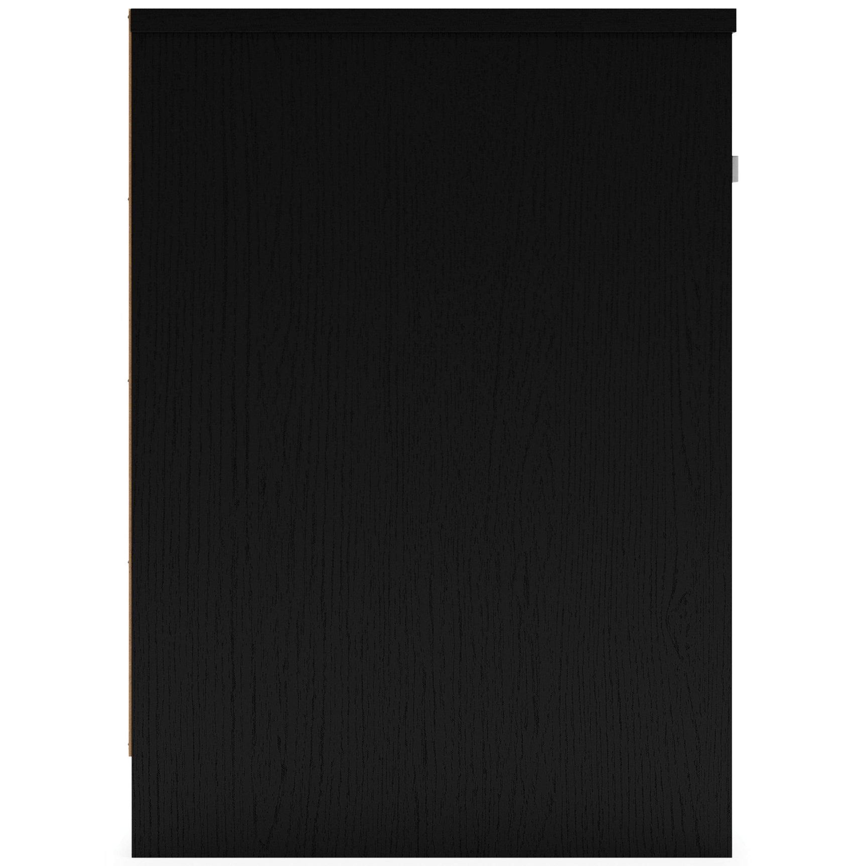 Side profile of Finch Black Nightstand