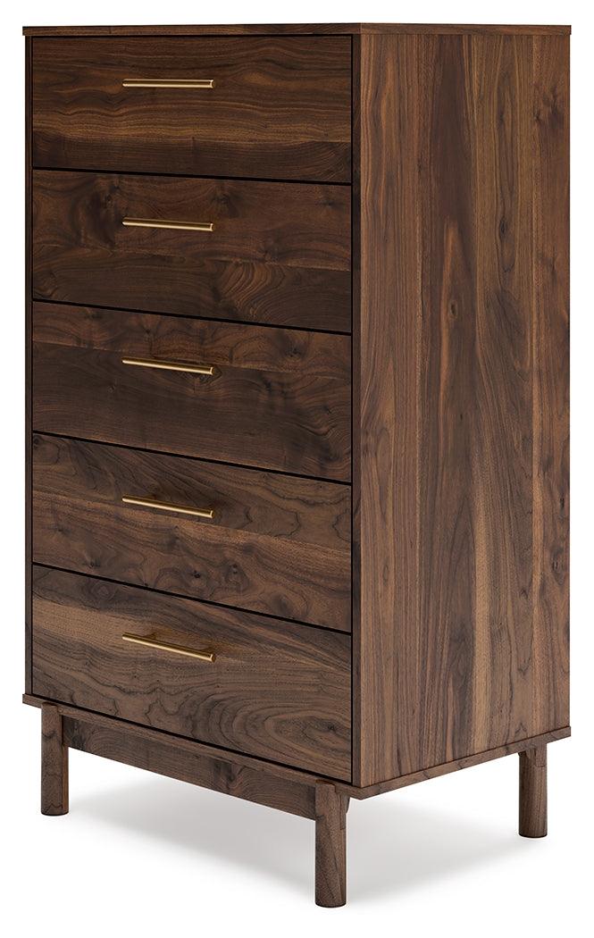 Detail of burnished goldtone drawer pulls