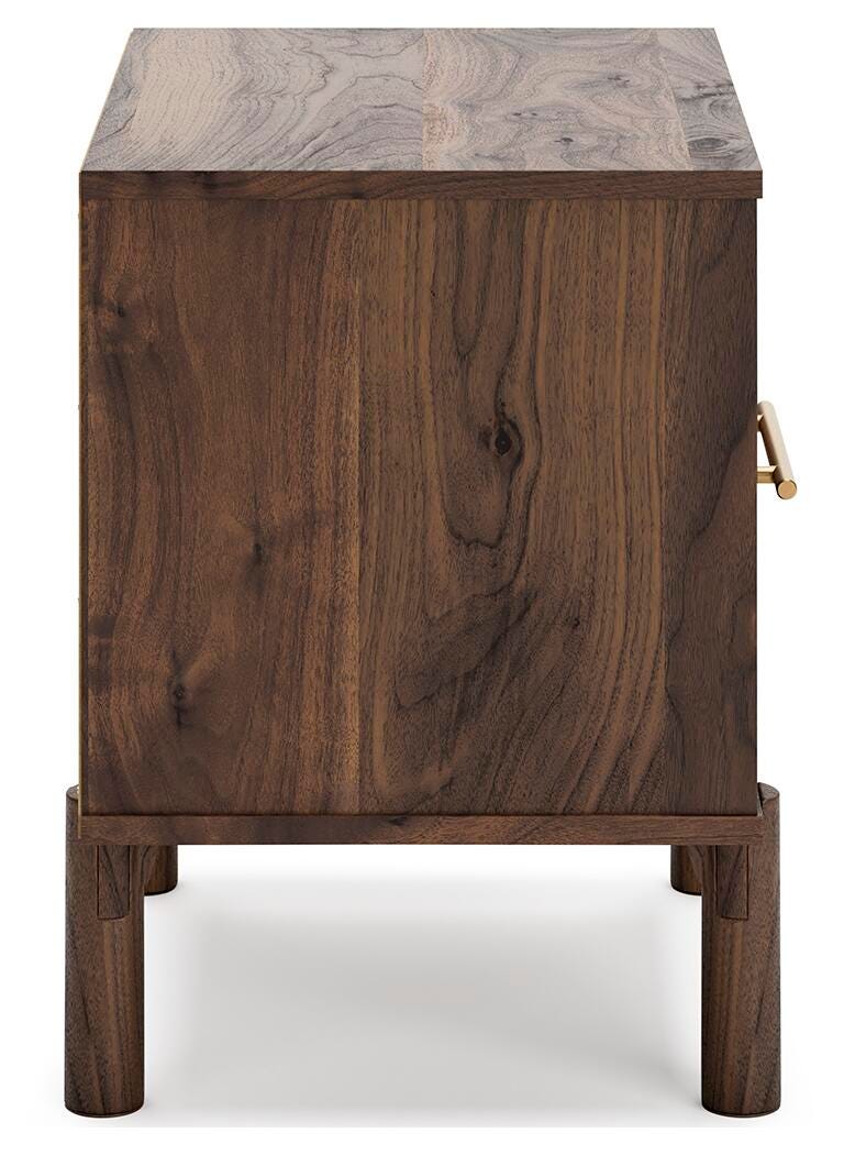 Calverson Mocha Nightstand view 7