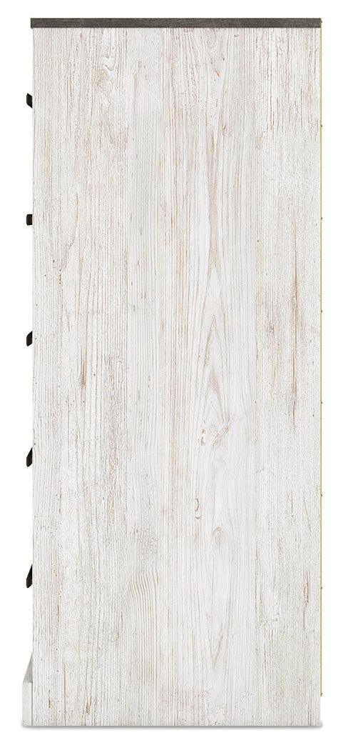 Shawburn chest of drawers side alternative angle