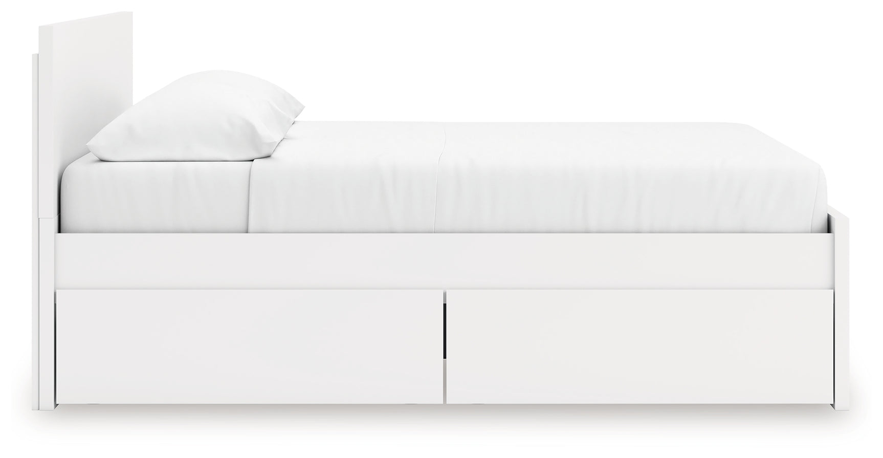 Onita King bed back view showing platform structure