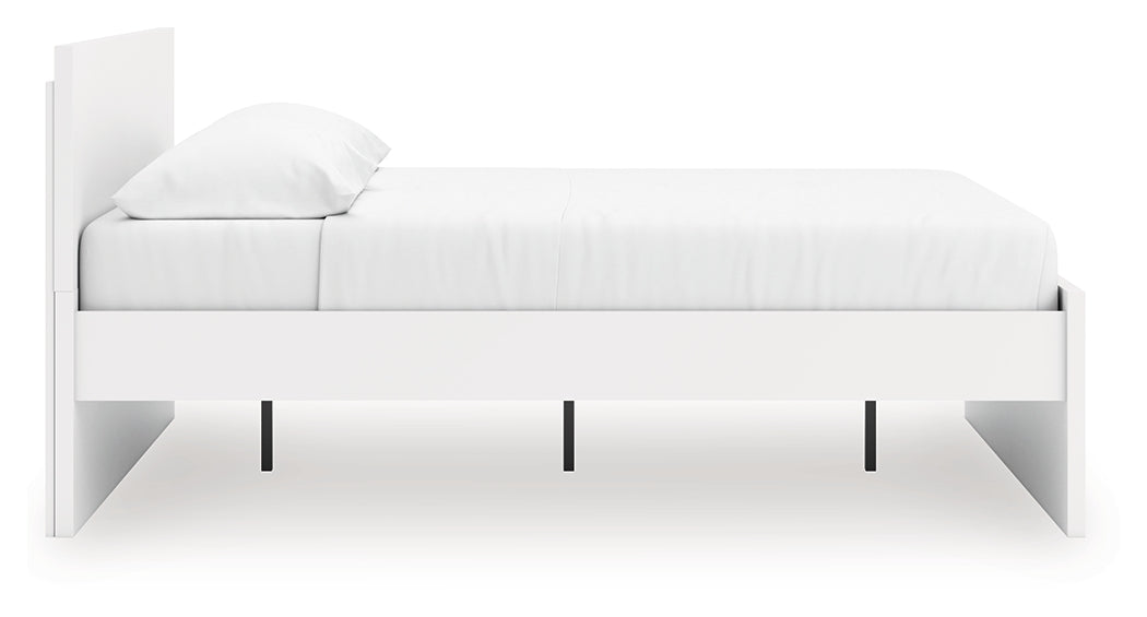 Onita White King Panel Platform Bed
