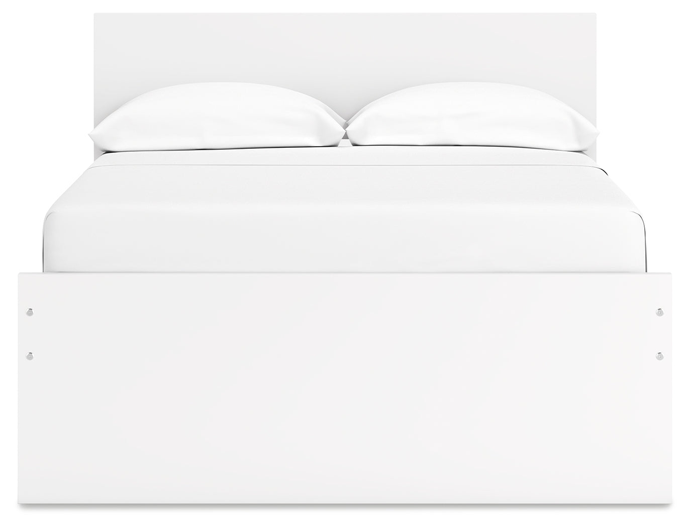 Onita full platform bed back view showing clean lines