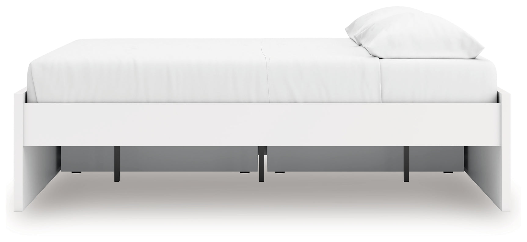 Onita King Platform Bed side alternate view