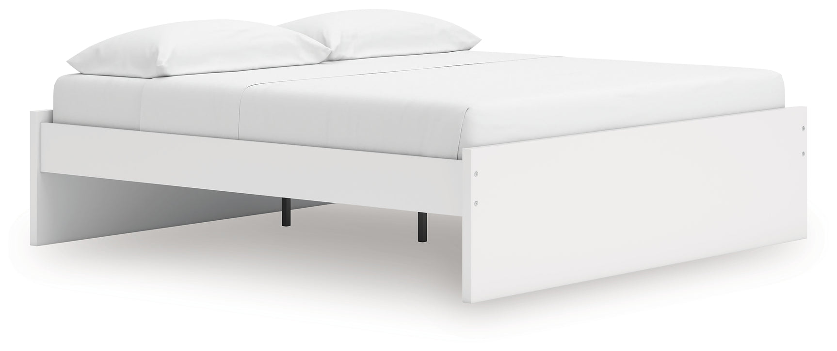 Onita Platform Bed angled side view