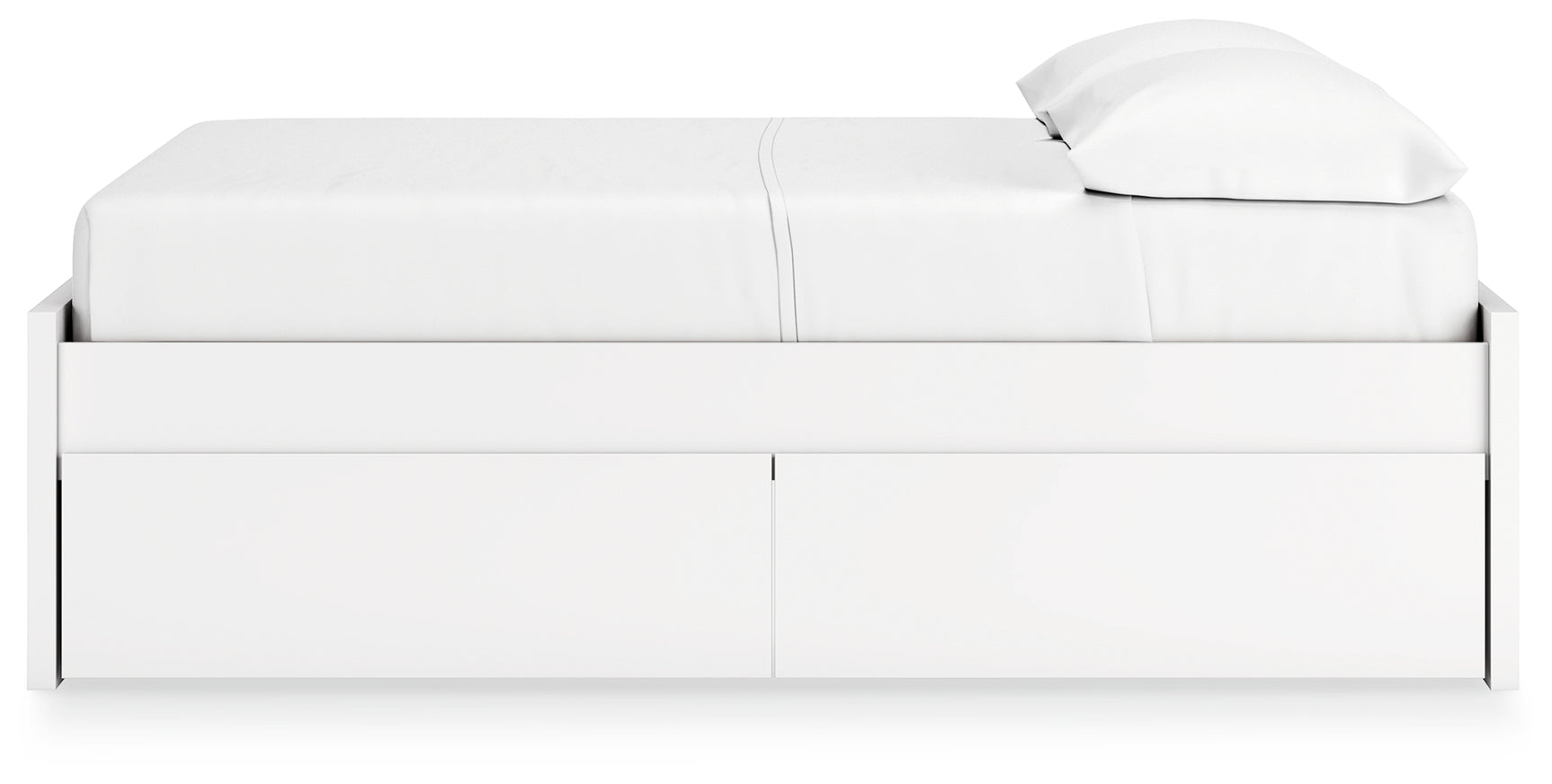 Onita bed showing platform slats