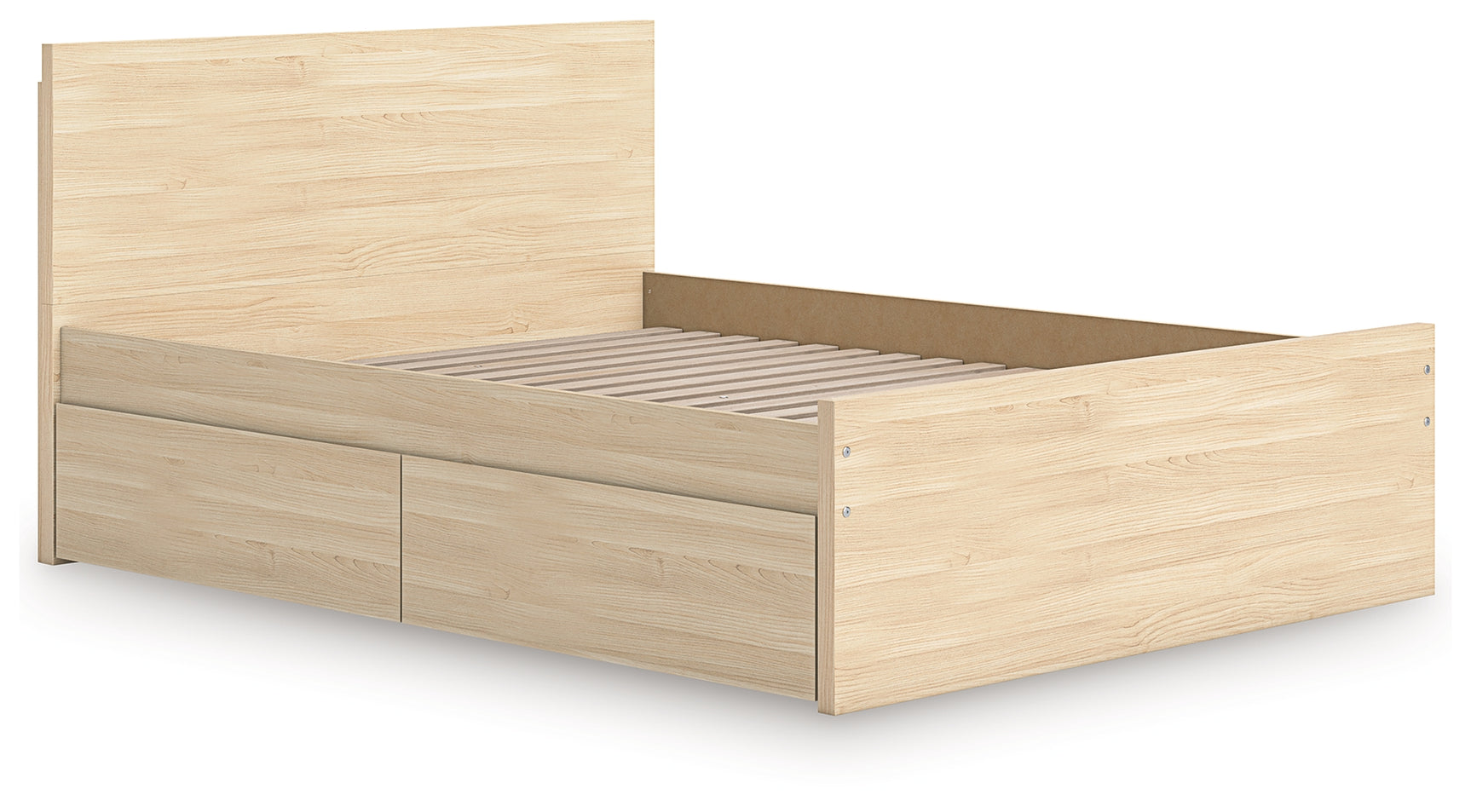 Onita Queen Platform Bed backside view