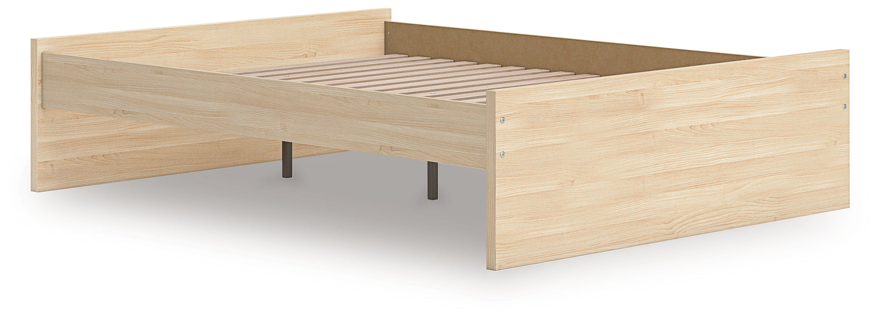 Onita Queen Platform Bed side profile angle