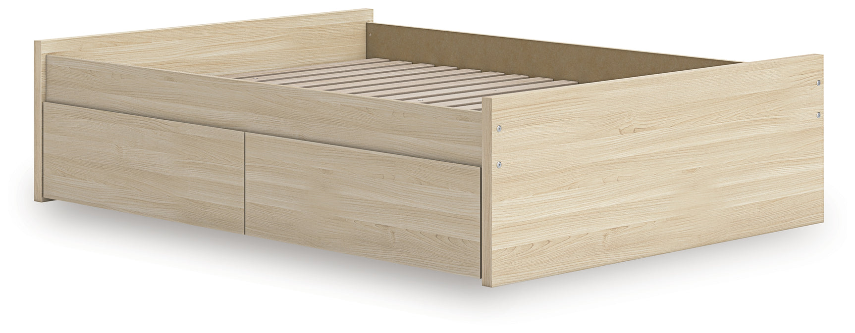 Back view of Onita Full Platform Bed frame